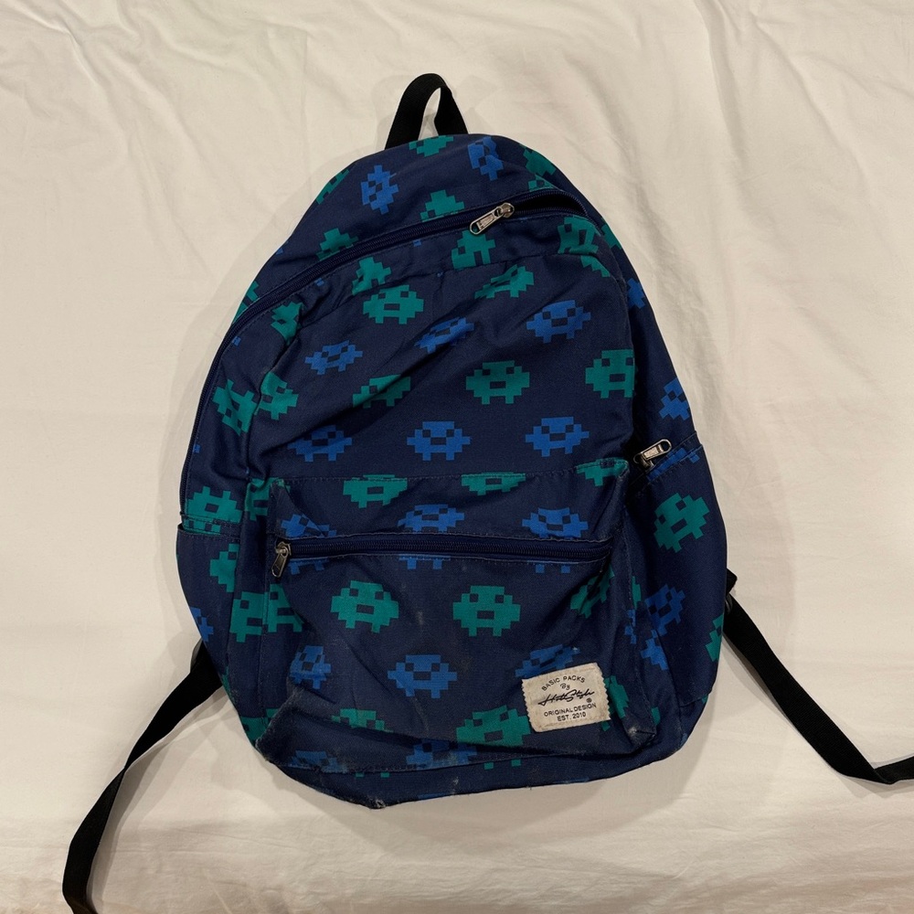 Kids printed backpack